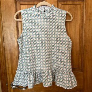 Ann Taylor sleeveless print top